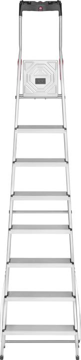 Produktbild Hailo L60 StandardLine, Alu-Sicherheits-Stehleiter, 8 Stufen (Stehleiter, 233 cm)