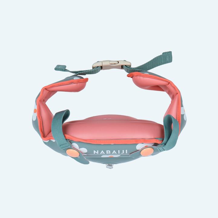 Image du produit Nabaiji Bracelets de piscine progressifs pour enfants - Tiswim imprimé fleurs kaki