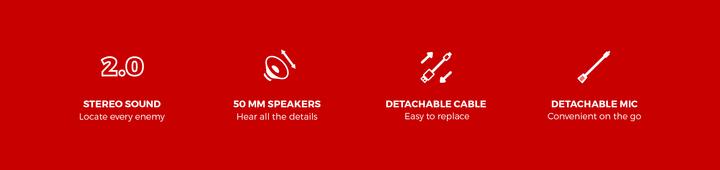 Immagine prodotto Genesis Słuchawki Toron 531 (NSG-2117) (Cablato)