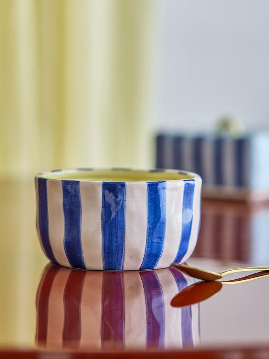Actual product image Bloomingville - Phoenix Bowl - Multi - Stoneware (13 cm, 0.30 l, 6x)