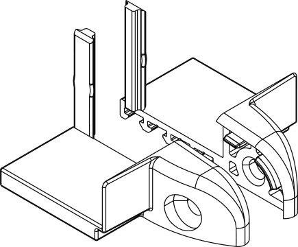 BKV Eifel End cap ROTO Eifel Comfort AD to weather leg