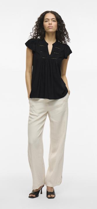 Actual product image Vila VIVISIA V-Ausschnitt Oberteil mit angeschnittenen Ärmeln (38)