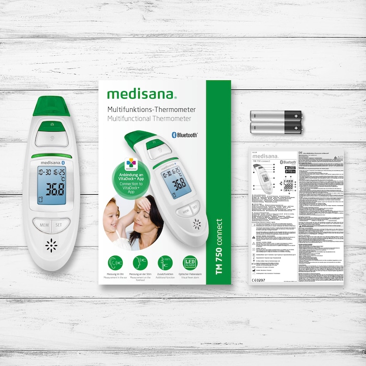 Immagine prodotto Medisana TM 750 (Auricolare, Fronte, Senza contatto)