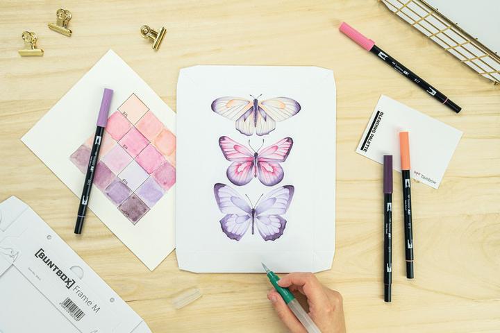 Produktbild Tombow Watercoloring Canvas Set (4x)