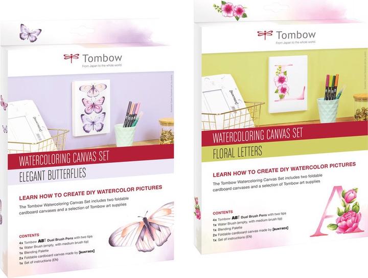 Produktbild Tombow Watercoloring Canvas Set (4x)
