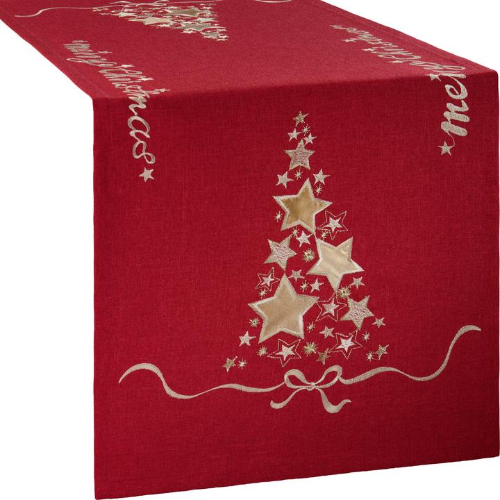 Actual product image Erwin Müller Merry XMAS" table runner (100 x 40 cm)