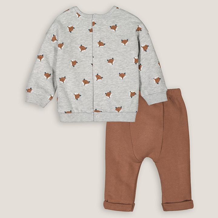 Image du produit La Redoute Collections Ensemble 2 pièces composé d'un sweat-shirt et d'un sweat-pantalon (92)