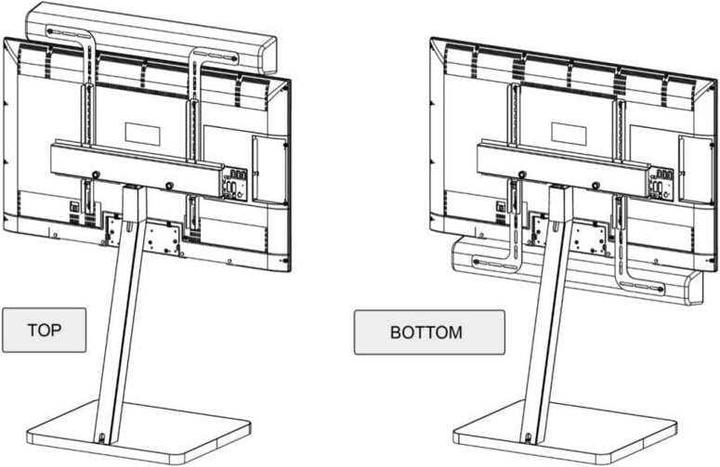 Produktbild Sonorous Surefix Soundbar Halterung (1 Stk., Wandmontage, Drehbar)