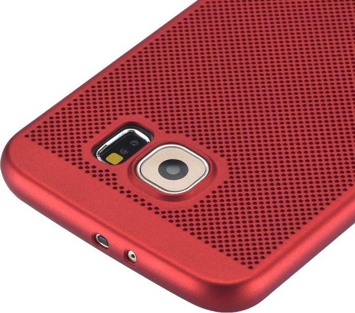Produktbild König Design Handyhülle für Samsung Galaxy S7 Edge Schutzcase Backcover Bumper Etuis Case Rot (Samsung Galaxy S7 Edge)