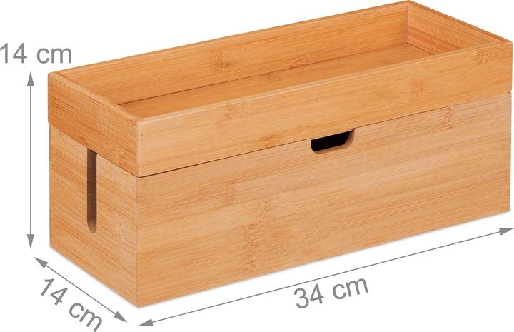 Actual product image Relaxdays Cable box