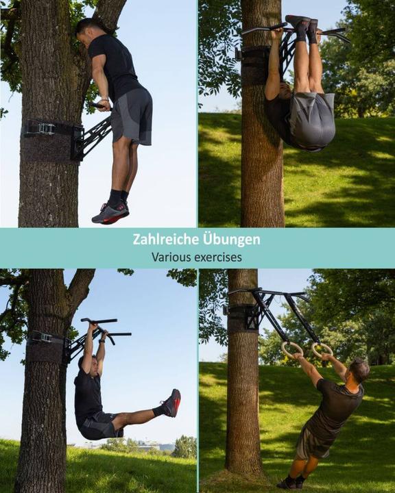 Image du produit Pullup & Dip Mobile Klimmzugstange und Dip-Stange für outdoor Training, über 35 Übungen, weltweit einzigartig