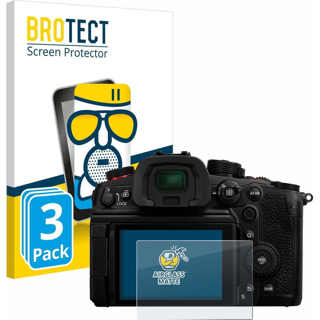BROTECT AirGlass Panzerglasfolie Matt (Displayschutz), Kameraschutz