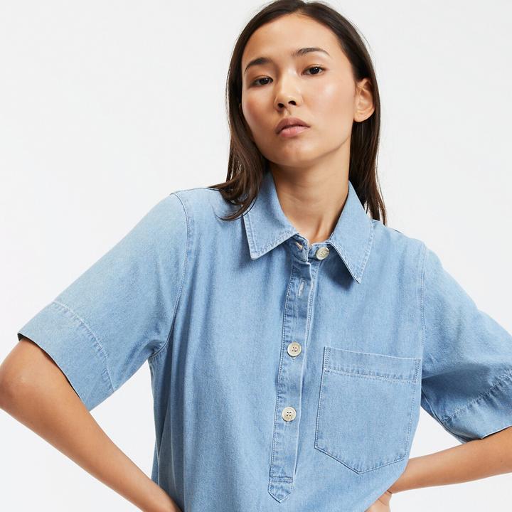 Image du produit La Redoute Collections Robe courte en jean (44)