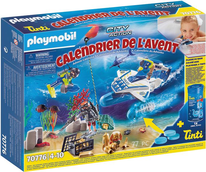 Actual product image Playmobil Bathing fun police diving operation