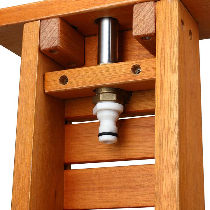 Actual product image Casaria Garden shower eucalyptus wood