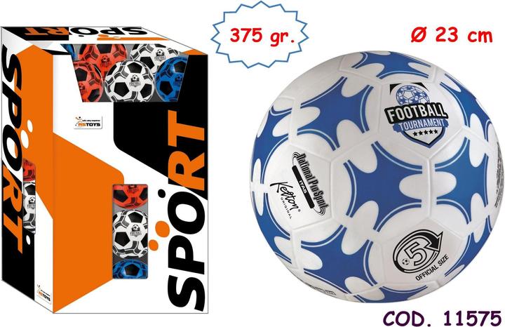 Immagine prodotto Rs Toys Pallone Calcio Gomma 375 Gr. Misura Ufficiale 5