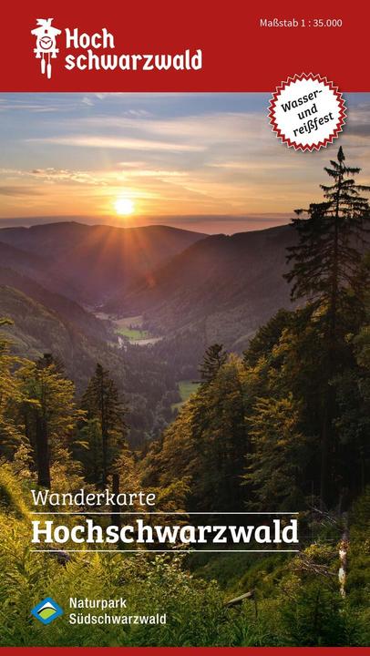 Actual product image Upper Black Forest Hiking Map 1 : 35 000