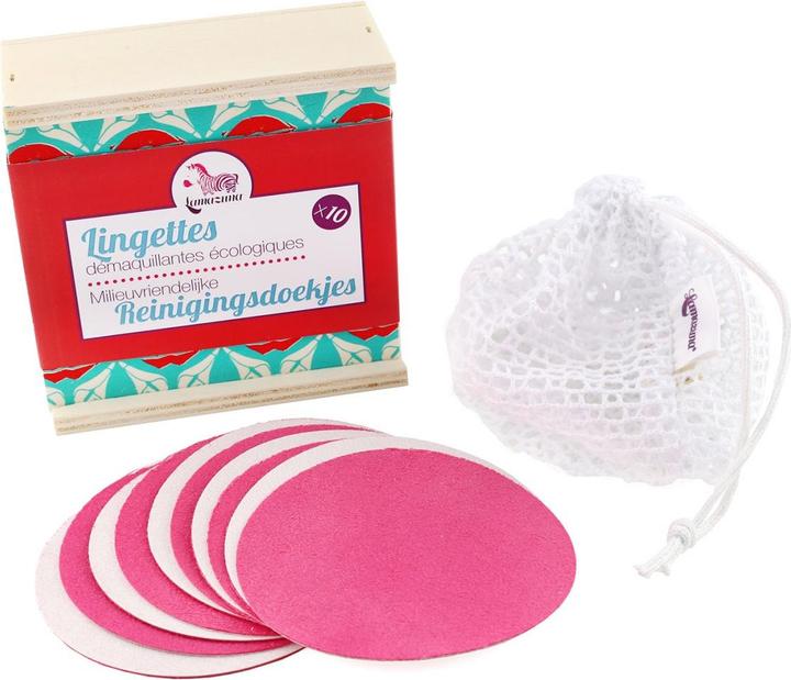 Produktbild Lamazuna Box mit 10 waschbaren Make-up Entferner Tüchlein -