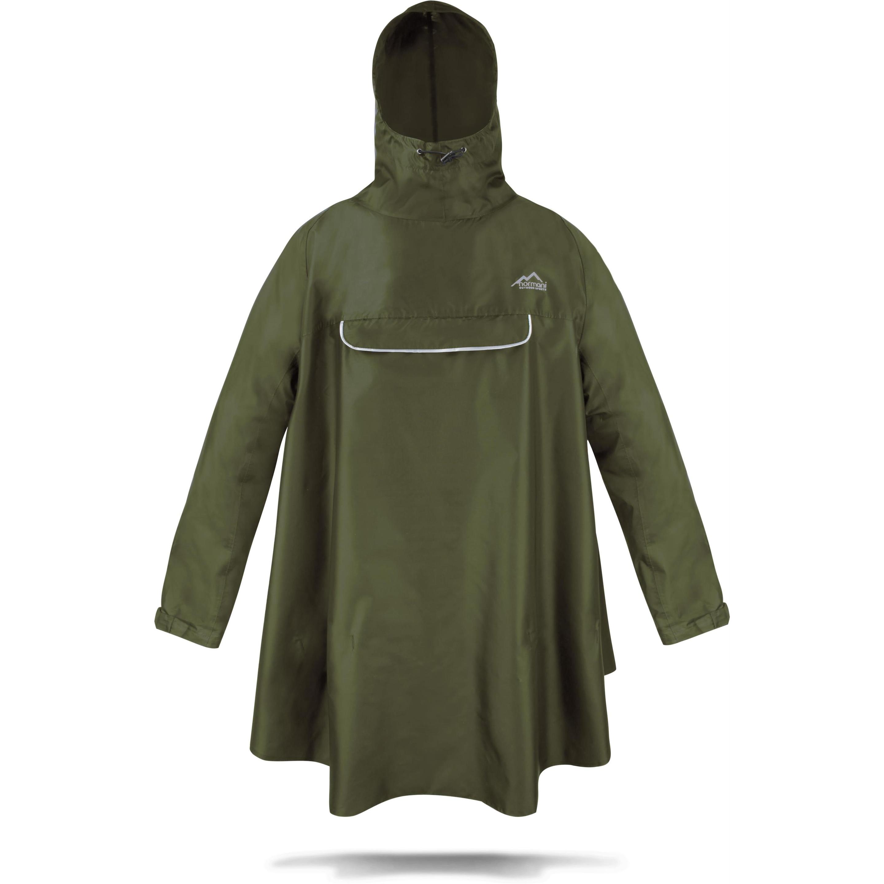 Normani, Unisex, Jacke, Regenponcho Kauai (56, 58), Grün, 56, 58