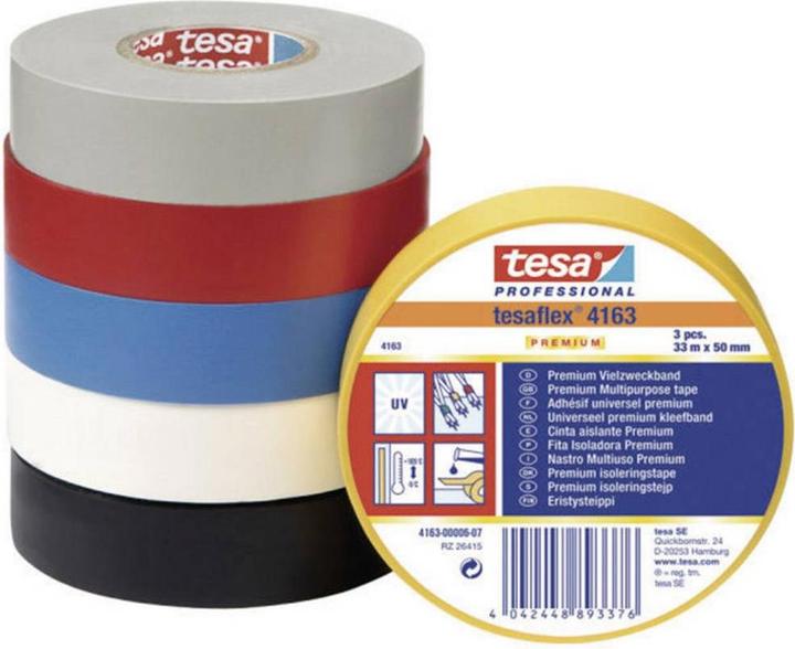 Produktbild tesa tesaflex Premium Weich-PVC 33:30 weiss (30 mm)