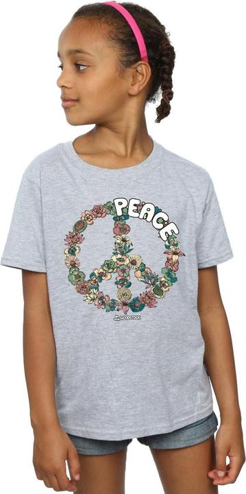 Produktbild Woodstock Floral Peace TShirt Mädchen (140, 146)