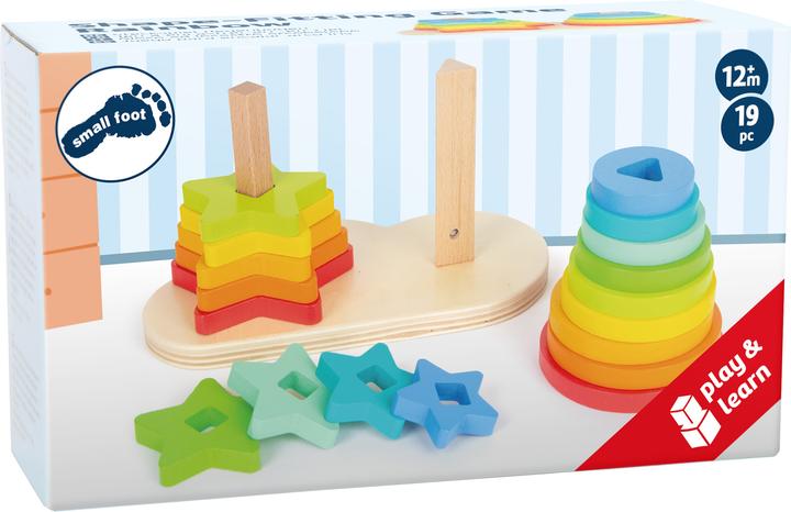 Actual product image small foot Pin game Rainbow