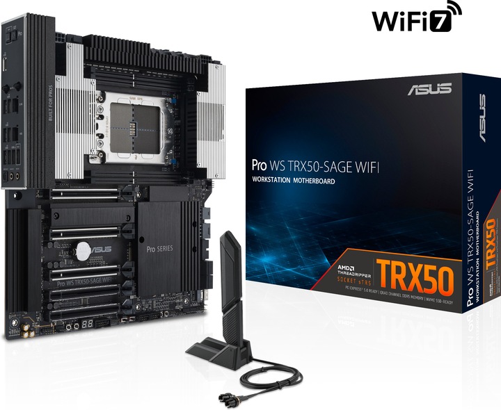 Produktbild ASUS PRO WS TRX50-SAGE WIFI (sTR5, AMD TRX50, E-ATX)