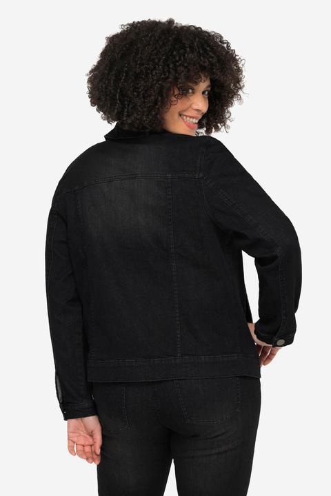 Produktbild Angel of Style Jeansjacke Frieda, Wascheffekte, Hemdkragen, Langarm (52)
