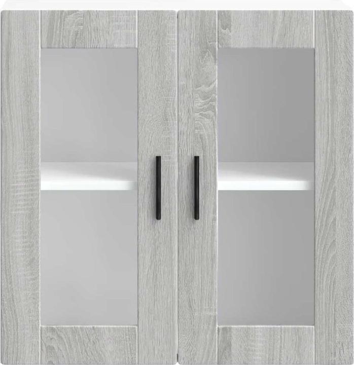 Immagine prodotto VidaXL Parete attrezzata per cucina con anta in vetro Porto Grey Sonoma Parete attrezzata per cucina (60 x 31 x 60 cm)