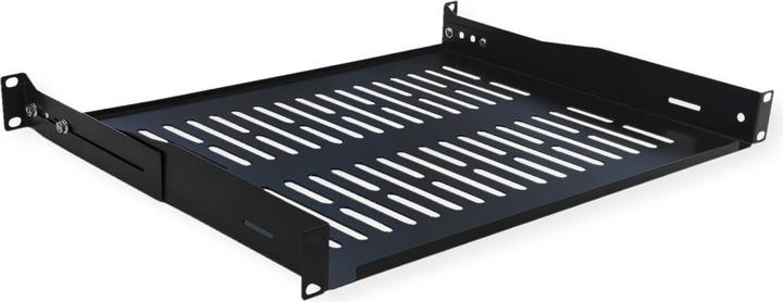 Value 19"-Fachboden 1HE, T: 350 mm, < 25 kg, U-Form