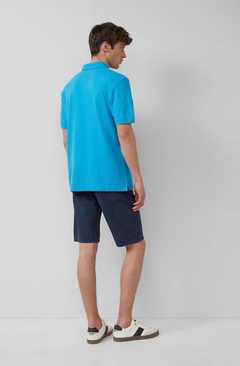Produktbild S.Oliver Polo-Shirt Poloshirt mit Reissverschluss und Ärmeltasche (L)