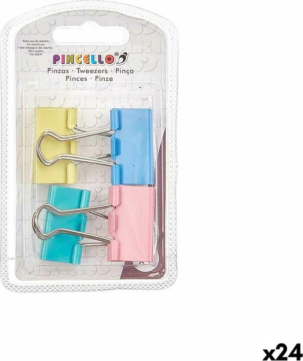 Produktbild Pincello Klammern Clip gross Bunt Metall (24 Stück) (24 x)