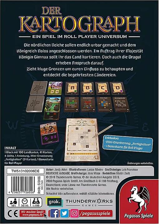 Produktbild Pegasus Der Kartograph (Deutsch)