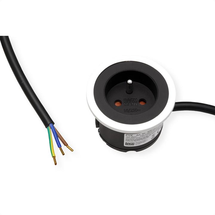 Actual product image Bachmann PIX power strip (1x, CEE 7/3, CEE 7/5, 2 m)