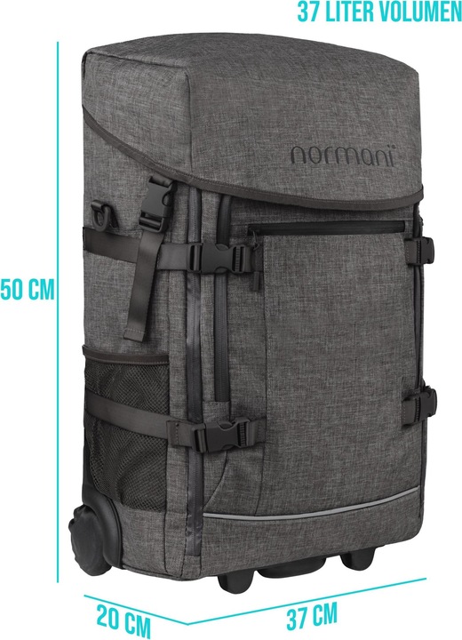Actual product image Normani Backpack with trolley function and small rucksack (45 l, Hand luggage (up to 50 litres))