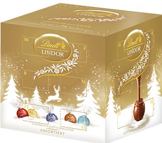 Produktbild Lindt Adventskalender Lindor Cube