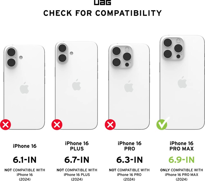 Valori nutrizionali e ingredienti UAG Pathfinder Magsafe (Apple iPhone 16 Pro Max)