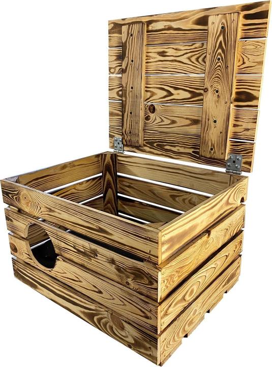 Produktbild Holz Zollhaus Korbhöhle Vintage (Katze)