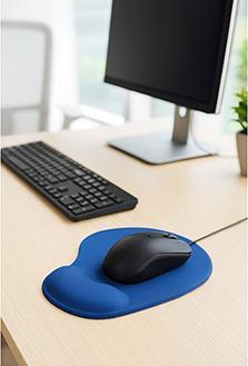 Actual product image Powerton ERGO PALMA MINI Mauspad gelartig, Marineblau