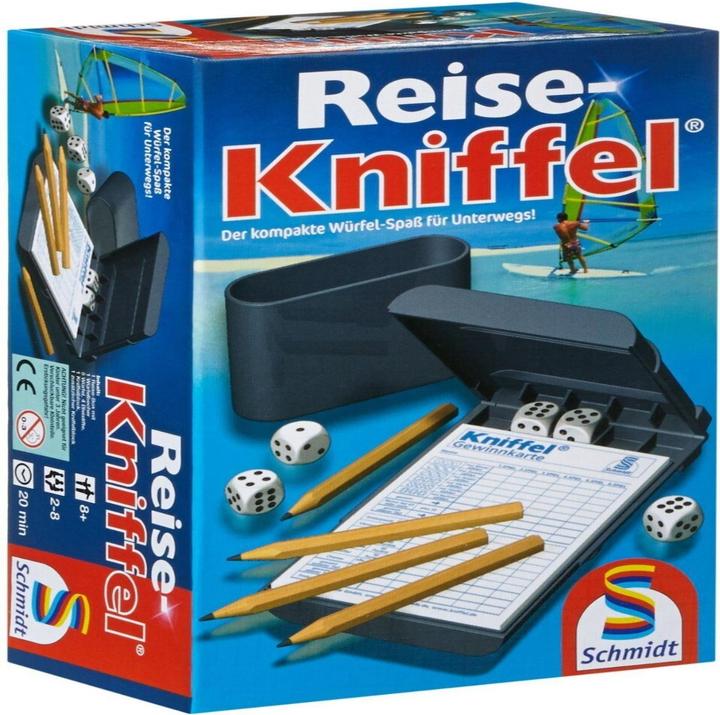 Schmidt Spiele Reise-Kniffel mit Zusatzblock (Deutsch)