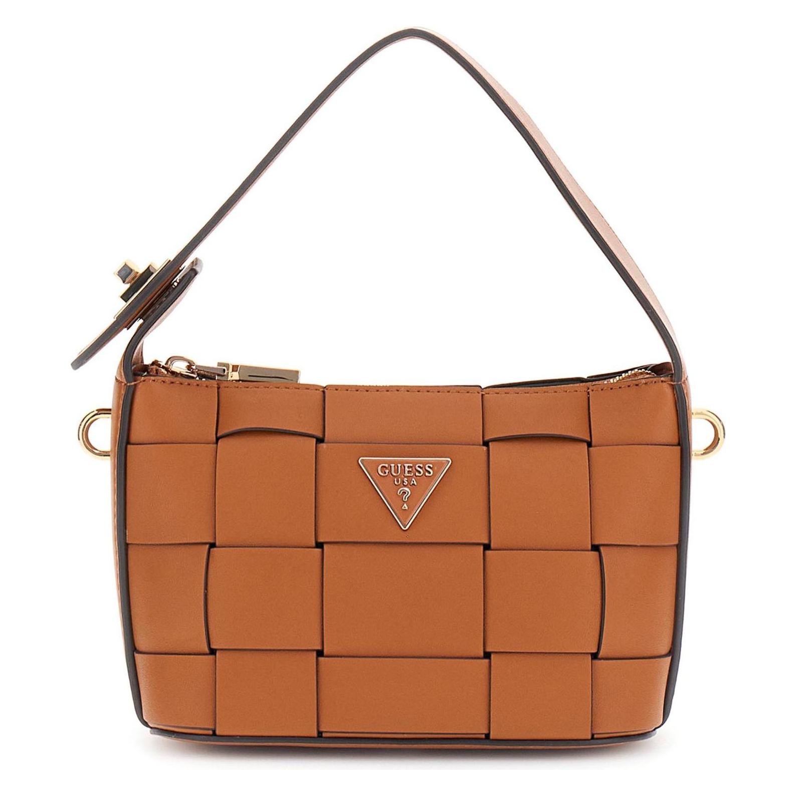 Guess, Damen, Handtasche, Maylee Mini Hobo Bag, Braun