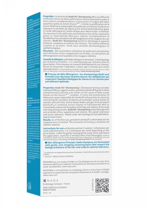 Image du produit Bioderma Nodé DS (125 ml, Shampoing liquide)