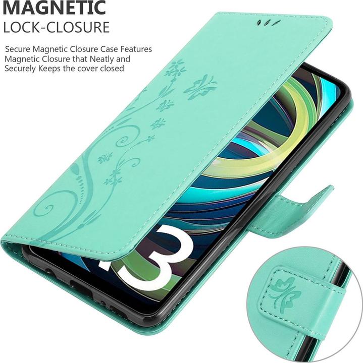 Actual product image Cadorabo Case for Xiaomi RedMi A3 / A3X Flower Book (Xiaomi Redmi A3)