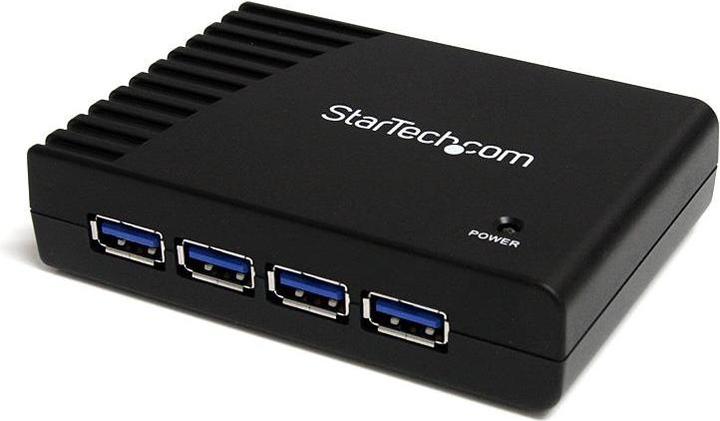 Produktbild StarTech 4 Port Black SuperSpeed USB 3.0 Hub (USB-B, 4 Ports)