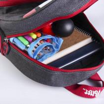 Actual product image kids backpack school, black