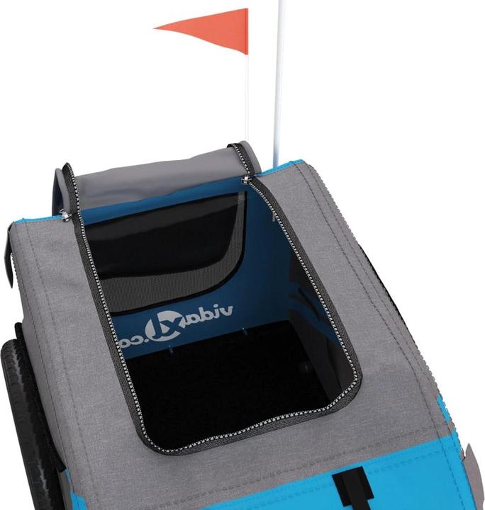 Produktbild vidaXL Fahrradanhänger Hund