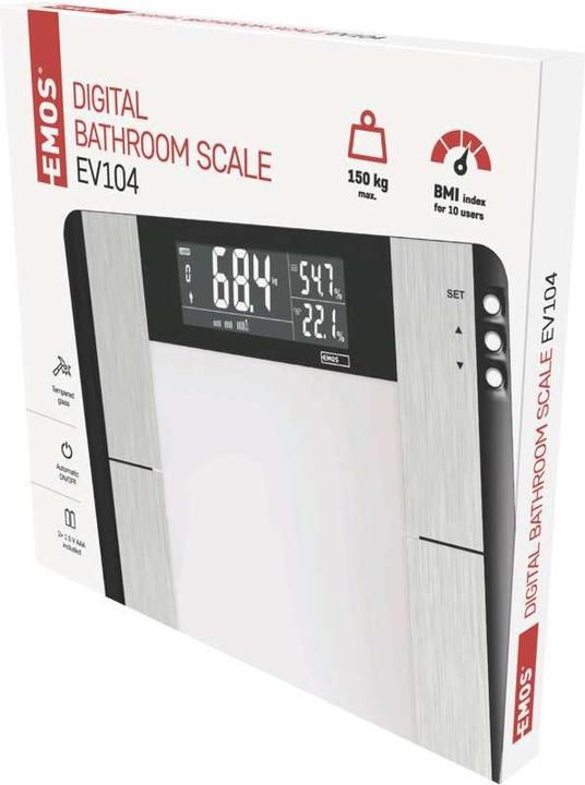 Produktbild Emos Digitale Personenwaage EV104 (180 kg)