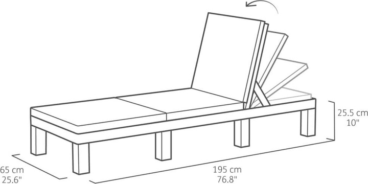 Productafbeelding Allibert Solène (195 cm)