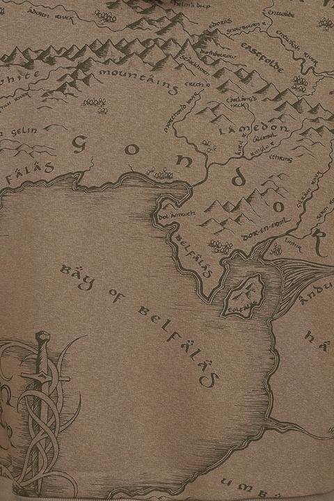 Produktbild Lord of the rings Rohan Gondor Map (L)
