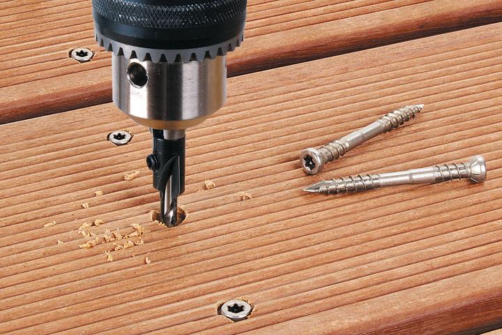 Produktbild wolfcraft Vorbohrer mit Senker, Ø 5–8 mm (16 mm, 4.5 mm)